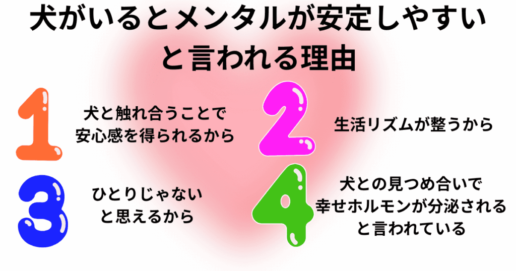 犬がいるとメンタルが安定しやすいといわれる理由